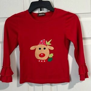 Adore size small reindeer top -see photos - bundles welcome